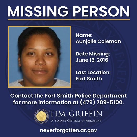 Aunjolie Coleman missing person flyer